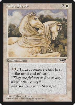 Noble Steeds card from Alliances