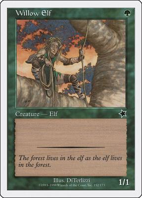 Willow Elf card from Starter 1999