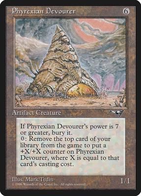 Phyrexian Devourer card from Alliances