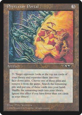 Phyrexian Portal card from Alliances