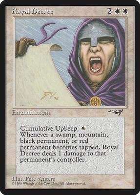 Royal Decree card from Alliances