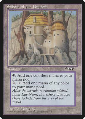 School of the Unseen card from Alliances