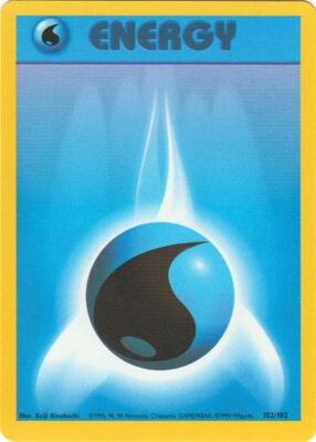 Water Energy card from Base Set