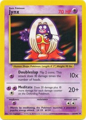 Jynx card from Base Set