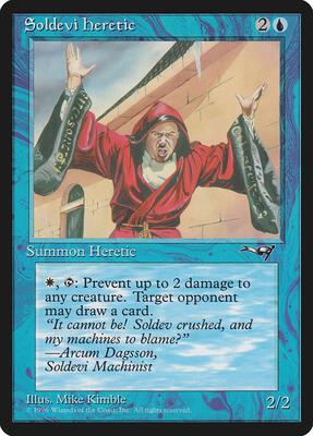 Soldevi Heretic card from Alliances
