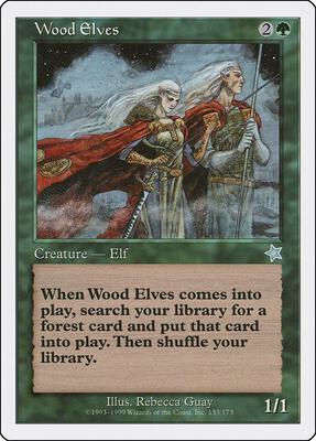 Wood Elves card from Starter 1999