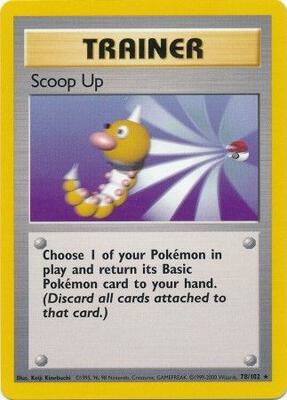 Scoop Up card from Base Set