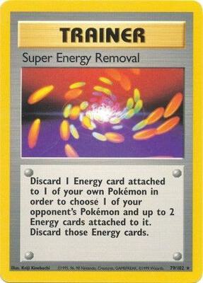Super Energy Removal card from Base Set