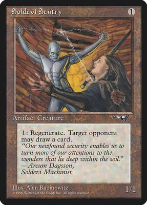 Soldevi Sentry card from Alliances