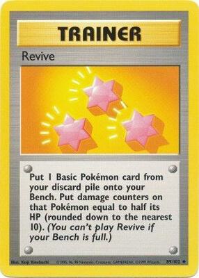 Revive card from Base Set