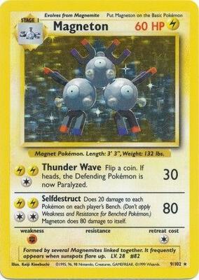 Magneton card from Base Set