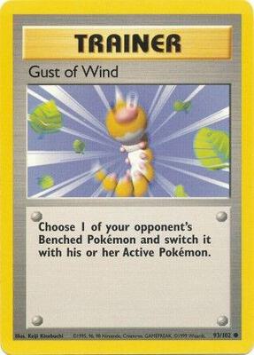 Gust of Wind card from Base Set