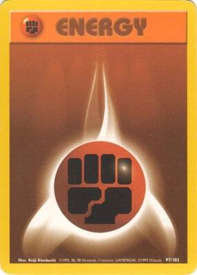 Fighting Energy card from Base Set