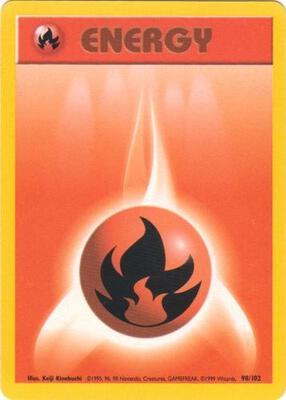 Fire Energy card from Base Set