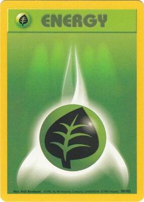 Grass Energy card from Base Set
