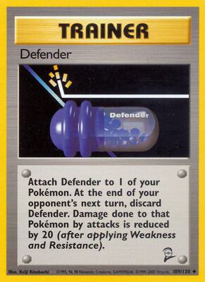 Defender card from Base Set 2