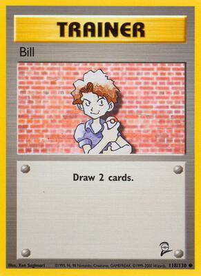 Bill card from Base Set 2