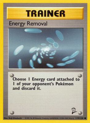 Energy Removal card from Base Set 2