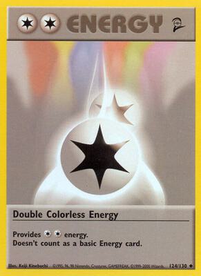 Double Colorless Energy card from Base Set 2