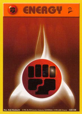 Fighting Energy card from Base Set 2