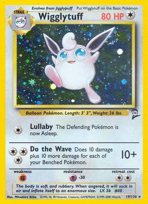 Wigglytuff card from Base Set 2