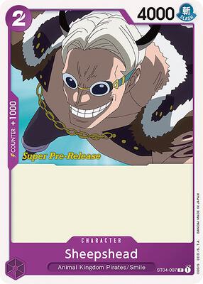 Sheepshead card from Super Pre-Release Starter Deck 4: Animal Kingdom Pirates