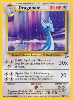 Dragonair card from Base Set 2