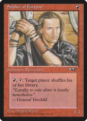 Soldier of Fortune card from Alliances