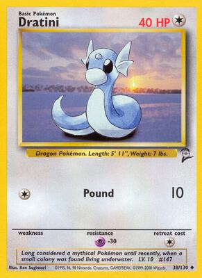 Dratini card from Base Set 2