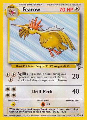 Fearow card from Base Set 2