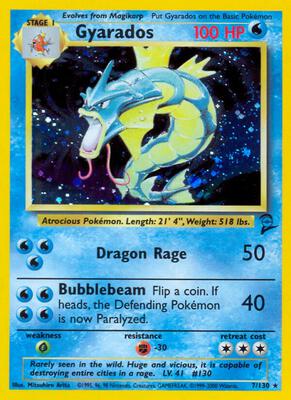 Gyarados card from Base Set 2