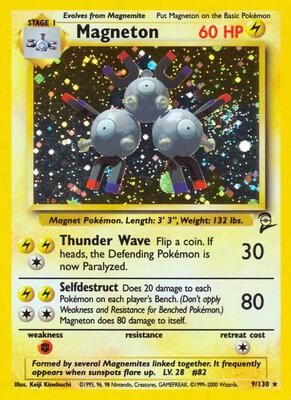 Magneton card from Base Set 2