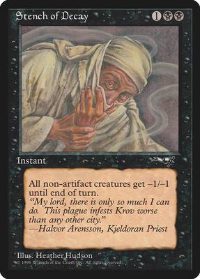 Stench of Decay card from Alliances