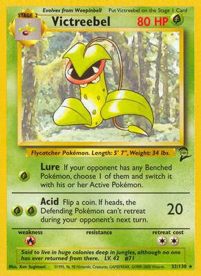 Victreebel card from Base Set 2