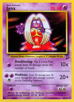 Jynx card from Base Set 2
