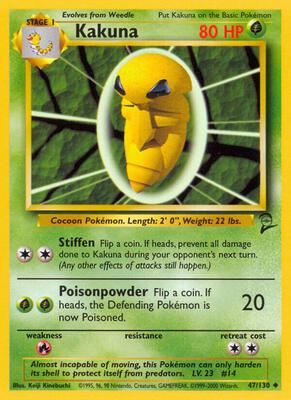 Kakuna card from Base Set 2
