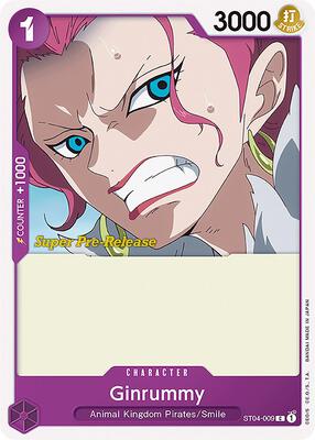 Ginrummy card from Super Pre-Release Starter Deck 4: Animal Kingdom Pirates