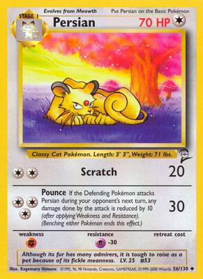 Persian card from Base Set 2