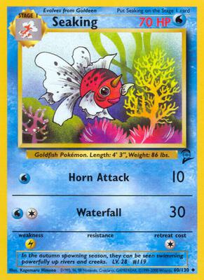 Seaking card from Base Set 2