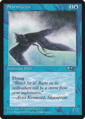 Storm Crow (Flying Left) card from Alliances