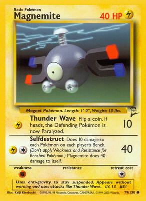 Magnemite card from Base Set 2