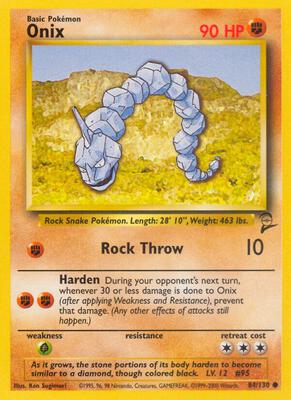 Onix card from Base Set 2