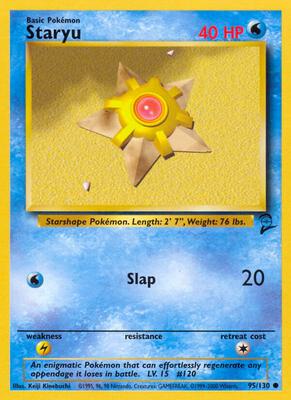 Staryu card from Base Set 2