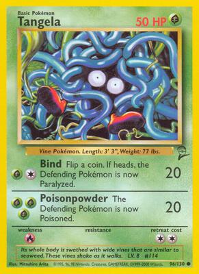 Tangela card from Base Set 2