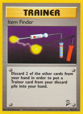 Item Finder card from Base Set 2