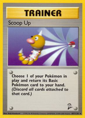 Scoop Up card from Base Set 2