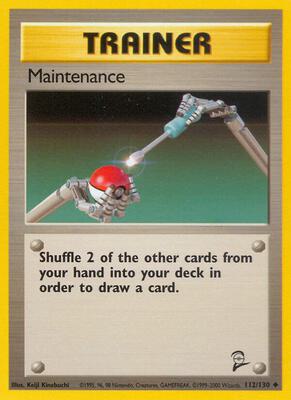 Maintenance card from Base Set 2