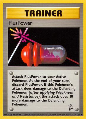 PlusPower card from Base Set 2