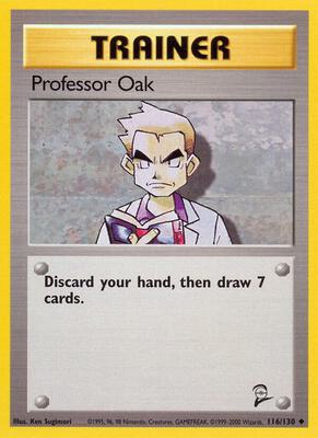 Professor Oak card from Base Set 2