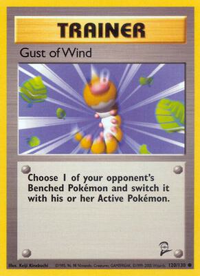 Gust of Wind card from Base Set 2